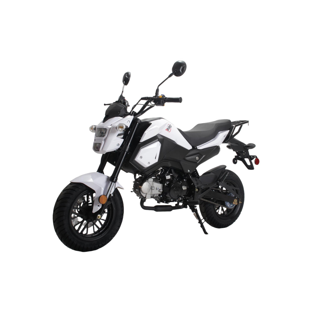 Free shipping! X-PRO 125cc Vader Motorcycle with Manual Transmission, Electric Start! Dual Headlights! Big 12in Wheels!
