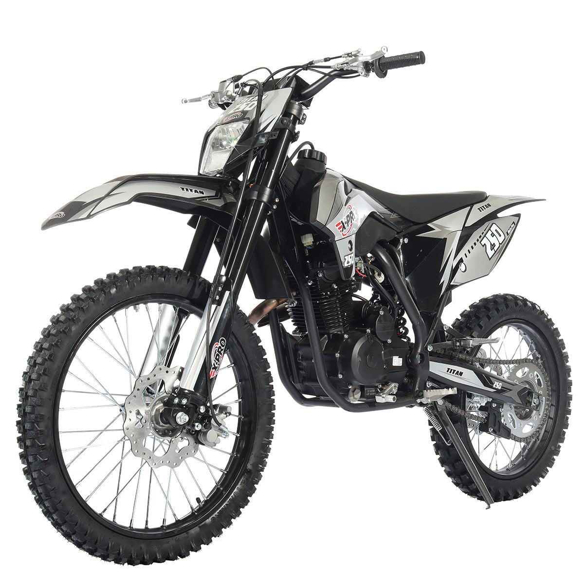 CASTEL BAJAC その壱 Free Shipping! X-PRO Titan 250cc Dirt Bike with LED Headlight, 5