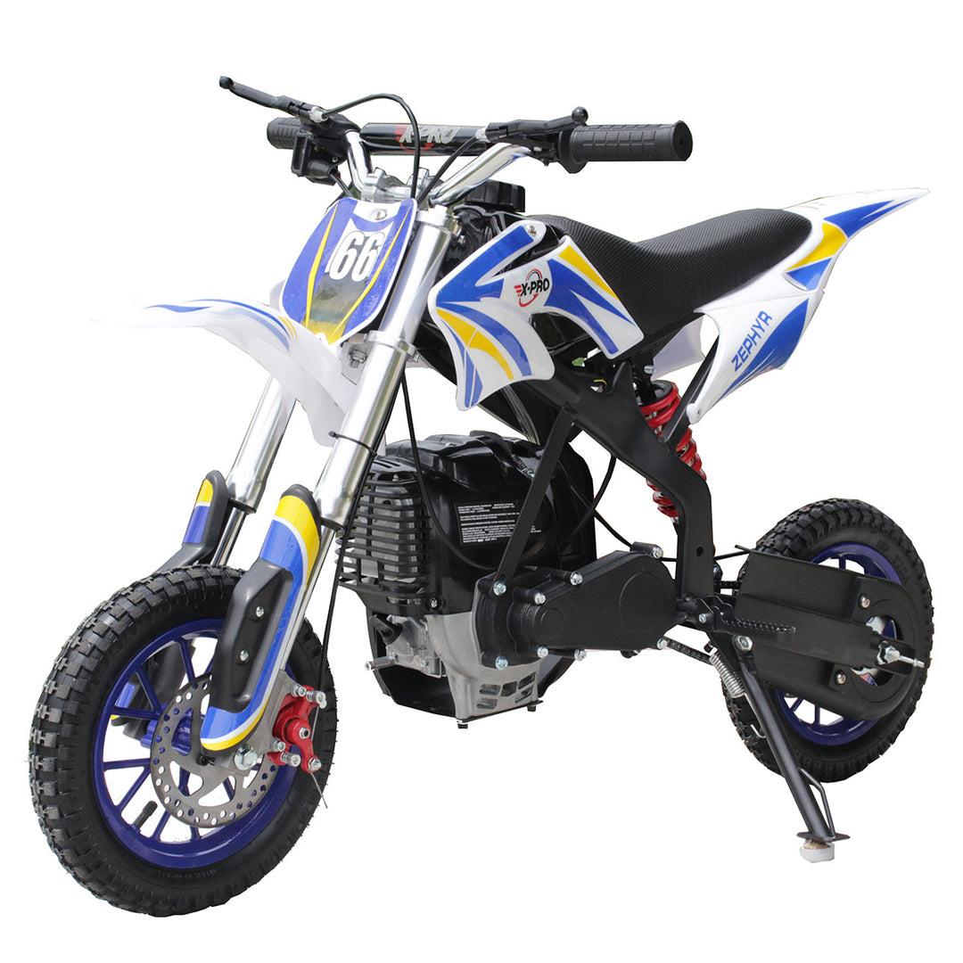 Free Shipping! X-PRO Zephyr Mini Dirt Bike, Gas Power 4 Stroke Dirt Bike! 40CC Pit Bike, Pull Start, 10in Wheels!