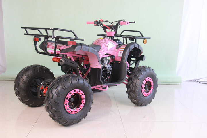 Free shipping! X-PRO Hawk 125cc ATV with Automatic Transmission w/Reverse,  LED Headlights, Remote Control! Big 19in/18inTires!
