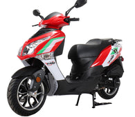 Free Shipping! X-PRO Fiji 150cc Moped Scooter with 13in Aluminum Wheels, Electric/Kick Start! Large Headlights!