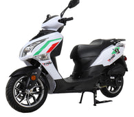 Free Shipping! X-PRO Fiji 150cc Moped Scooter with 13in Aluminum Wheels, Electric/Kick Start! Large Headlights!