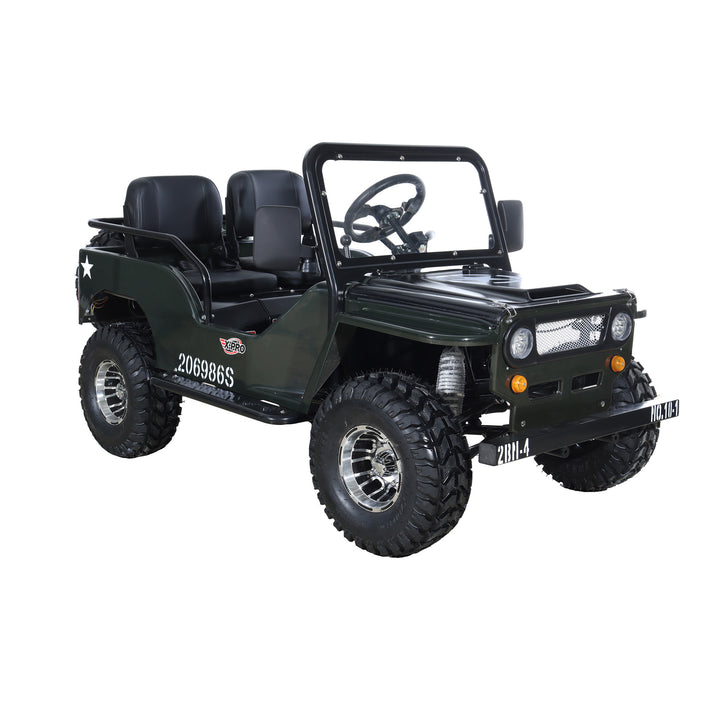 X-PRO Ranger 125 Mini Jeep Go Kart — 125cc Zongshen Engine, 3-Speed Semi-Auto with Reverse. Free shipping!