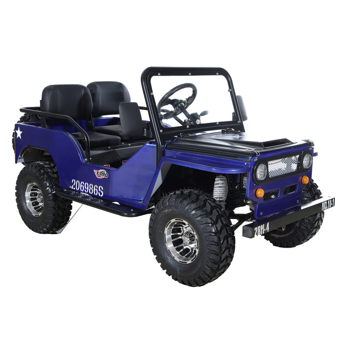 X-PRO Ranger 125 Mini Jeep Go Kart — 125cc Zongshen Engine, 3-Speed Semi-Auto with Reverse. Free shipping!