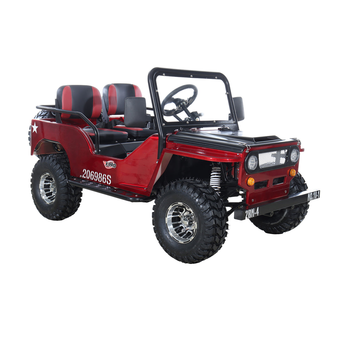 X-PRO Ranger 125 Mini Jeep Go Kart — 125cc Zongshen Engine, 3-Speed Semi-Auto with Reverse. Free shipping!