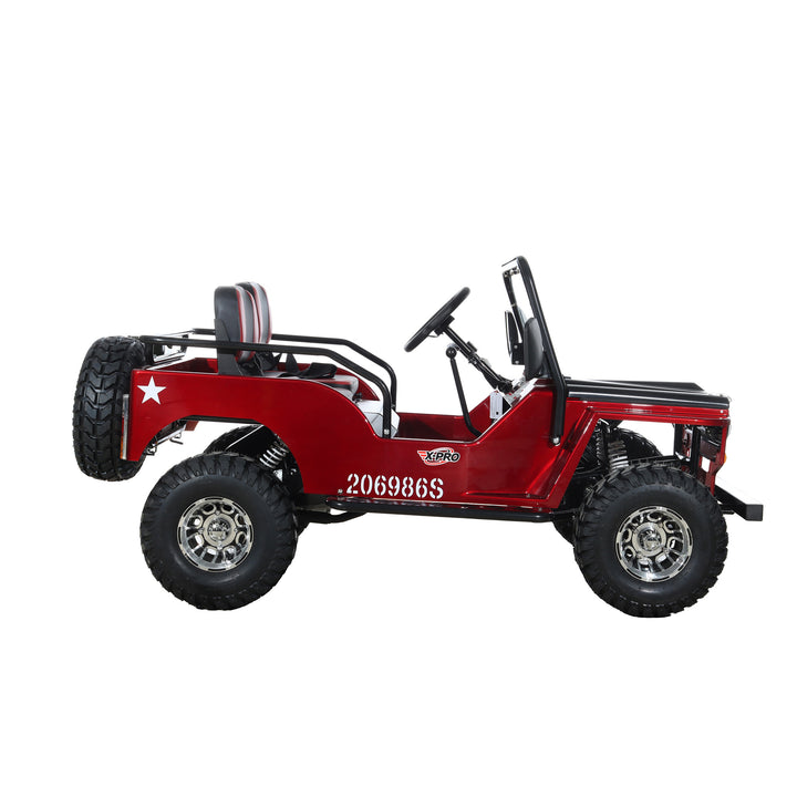 X-PRO Ranger 125 Mini Jeep Go Kart — 125cc Zongshen Engine, 3-Speed Semi-Auto with Reverse. Free shipping!