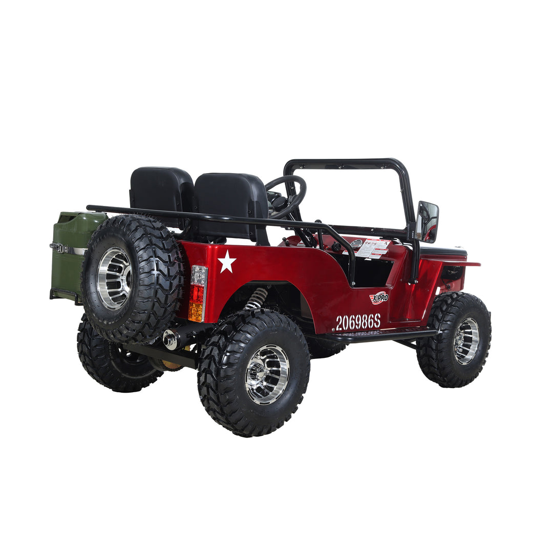 X-PRO Ranger 125 Mini Jeep Go Kart — 125cc Zongshen Engine, 3-Speed Semi-Auto with Reverse. Free shipping!