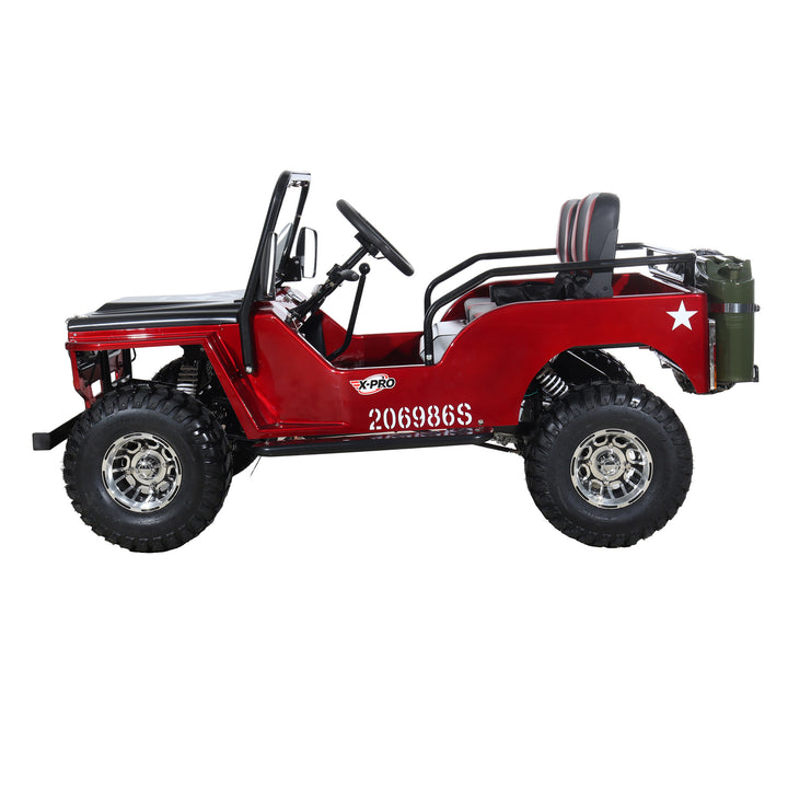 X-PRO Ranger 125 Mini Jeep Go Kart — 125cc Zongshen Engine, 3-Speed Semi-Auto with Reverse. Free shipping!