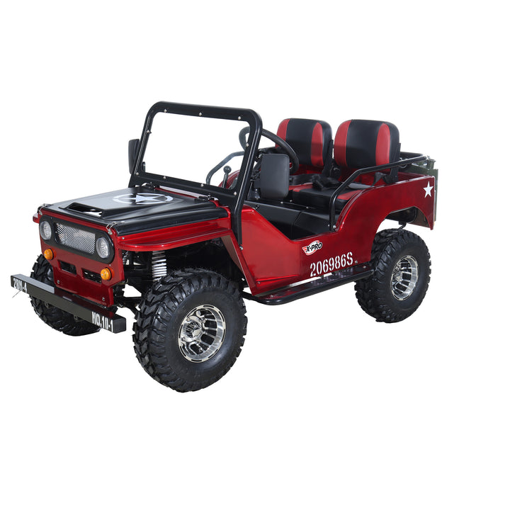 X-PRO Ranger 125 Mini Jeep Go Kart — 125cc Zongshen Engine, 3-Speed Semi-Auto with Reverse. Free shipping!
