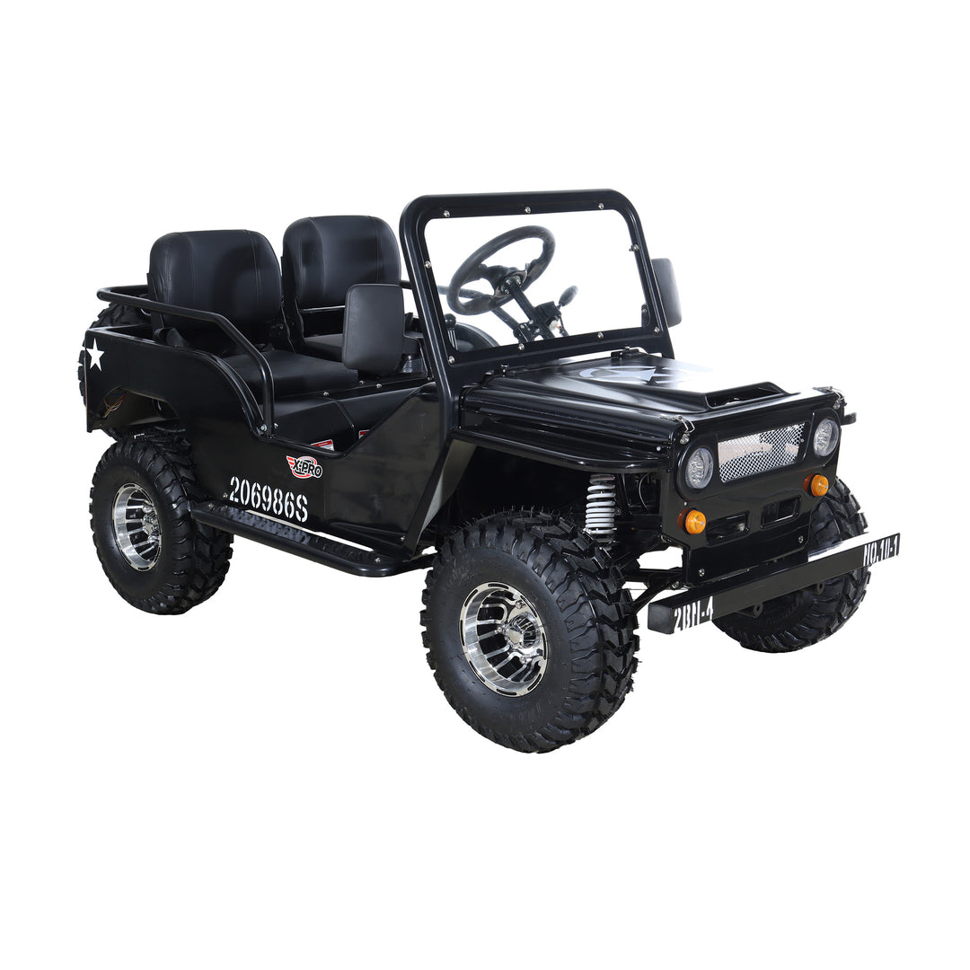 X-PRO Ranger 125 Mini Jeep Go Kart — 125cc Zongshen Engine, 3-Speed Semi-Auto with Reverse. Free shipping!