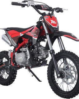 Free Shipping! X-PRO X26 125cc Dirt Bike with 4-Speed Manual Transmission, Kick Start, Big 14"/12" Tires! Zongshen Brand Engine!