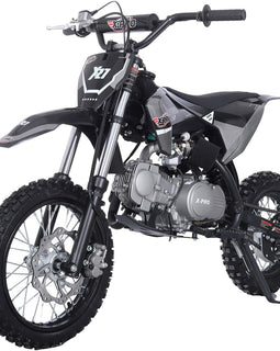 Free Shipping! X-PRO X27 125cc Dirt Bike with 4-Speed Semi-Automatic Transmission, Kick Start, Big 14in/12in Tires! Zongshen Brand Engine!