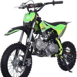 Free Shipping! X-PRO X27 125cc Dirt Bike with 4-Speed Semi-Automatic Transmission, Kick Start, Big 14"/12" Tires! Zongshen Brand Engine!