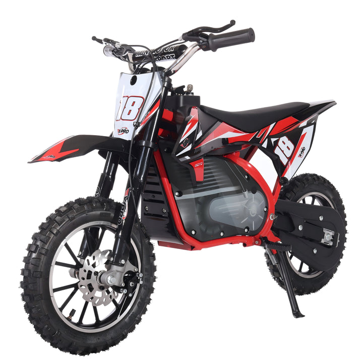Free Shipping! X-PRO XP500E 500W 36V Electric Dirt Bike with Chain Drive! 10in Wheels! Disc Brakes!