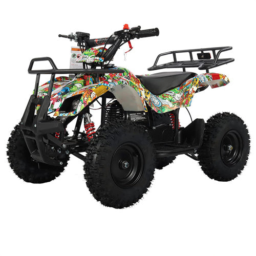 Free Shipping! X-PRO SCOUT 40cc ATV with Chain Transmission, Pull start! Disc Brake! 6in Tires!