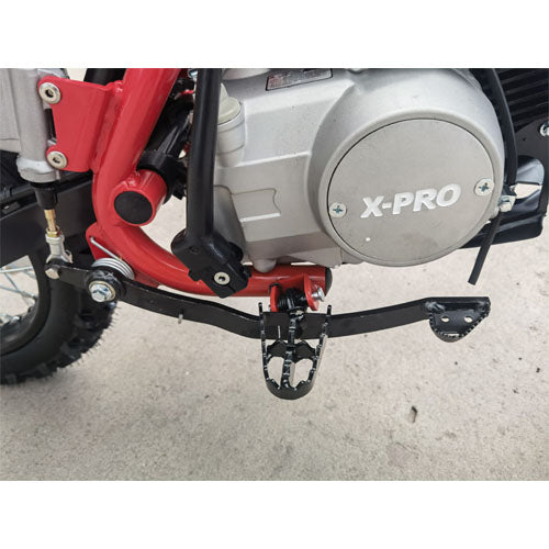 Free Shipping! X-PRO X27 125cc Dirt Bike with 4-Speed Semi-Automatic Transmission, Kick Start, Big 14in/12in Tires! Zongshen Brand Engine!