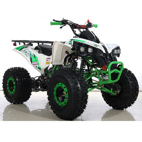 Free Shipping! X-PRO Storm 125cc ATV with Automatic Transmission w/Reverse, LED Headlights, Electric Start, Big 19in/18in Tires!