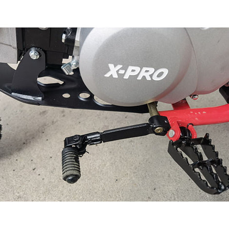 X-PRO X27 125cc Dirt Bike with 4-Speed Semi-Automatic  Transmission, Kick Start, Big 14/12 Tires! Cradle Type Steel Tube Frame!  (Green) : Automotive