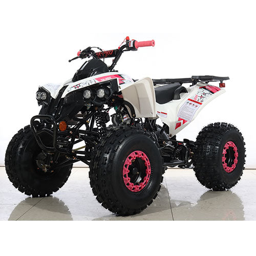 Free Shipping! X-PRO Storm 125cc ATV with Automatic Transmission w/Reverse, LED Headlights, Electric Start, Big 19in/18in Tires!