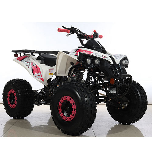 Free Shipping! X-PRO Storm 125cc ATV with Automatic Transmission w/Reverse, LED Headlights, Electric Start, Big 19in/18in Tires!