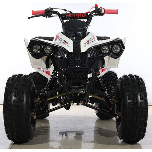 Free Shipping! X-PRO Storm 125cc ATV with Automatic Transmission w/Reverse, LED Headlights, Electric Start, Big 19in/18in Tires!