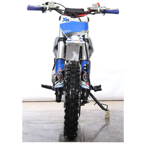 Free Shipping! X-PRO X15 110cc Dirt Bike with Semi-Automatic Transmission, Kick Start, Hydraulic Disc Brake! Chain Drive! 12in/10in Wheels!