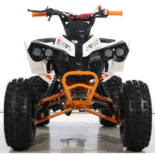 Free Shipping! X-PRO Storm 125cc ATV with Automatic Transmission w/Reverse, LED Headlights, Electric Start, Big 19in/18in Tires!