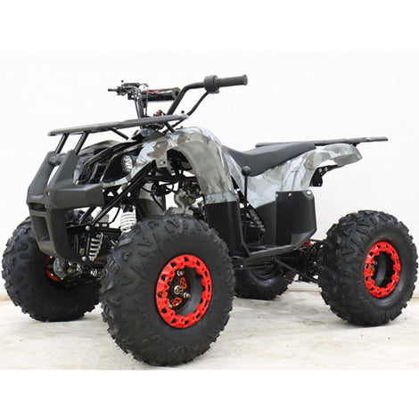 X-PRO Hawk 125cc ATV with Automatic Transmission w/Reverse, Remote Control, LED Head and Tail Lights! Big 19