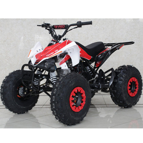 X-PRO Thunder 125cc ATV with Automatic Transmission w/Reverse, LED Head and Tail Lights, Remote Control, Big 19