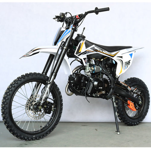 Free Shipping! X-PRO Hawk 125cc Dirt Bike with 4-speed Semi-Automatic Transmission! Kick Start, Big 17in/14in Tires! Zongshen Brand Engine!
