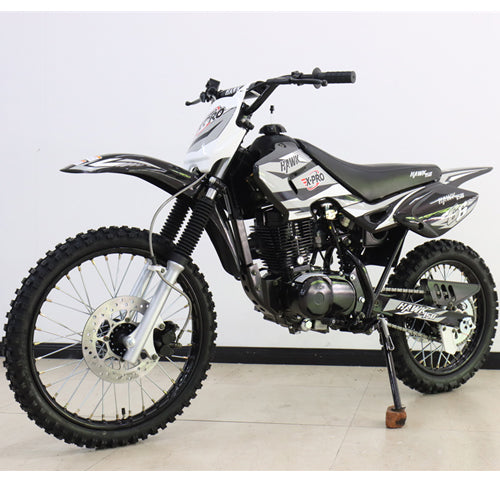 Free Shipping! X-PRO Hawk 150cc Dirt Bike with 5-Speed Manual Transmission and Kick Start! 19in/16in Wheels!
