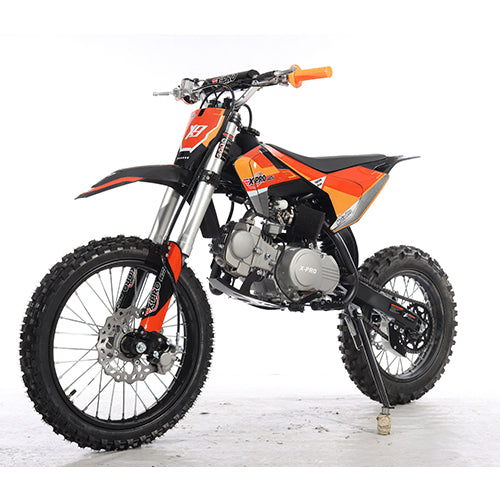 Free Shipping! X-PRO X9 125cc Dirt Bike with 4-Speed Manual Transmission, Kick Start, Big 17in/14in Tires! Zongshen Brand Engine!