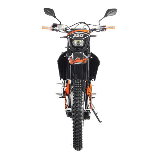 Free Shipping! TEMPLAR X 250cc Dirt Bike with All Lights and 6-Speed Manual Transmission,  Electric  Start! Big 21in/18in Wheels! Zongshen Brand Engine!