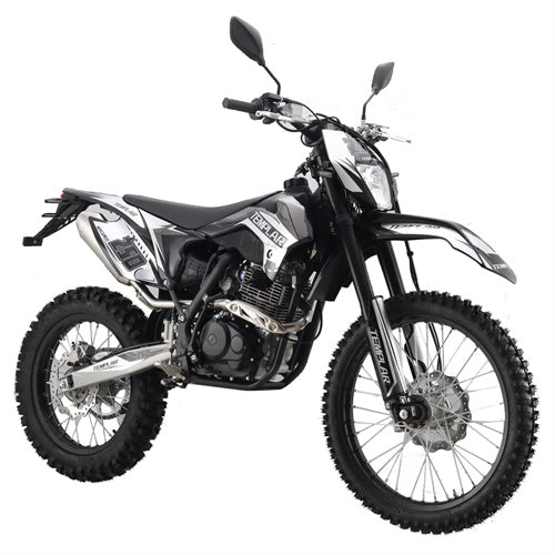 Free Shipping! X-PRO TEMPLAR 250cc Dirt Bike with All Lights and 5-Speed Manual Transmission,  Electric/Kick Start! Big 21in/18in Wheels! Zongshen Brand Engine!