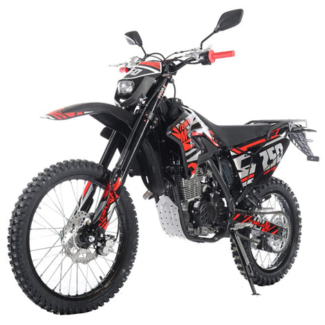 Free Shipping! TEMPLAR M 250cc Dirt Bike with All Lights and 5-Speed Manual Transmission,  Electric/Kick Start! Big 21