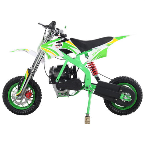X-PRO 40cc Kids Dirt Bike Mini Pit Bikes Motorcycle Gas Power Off Road,Green