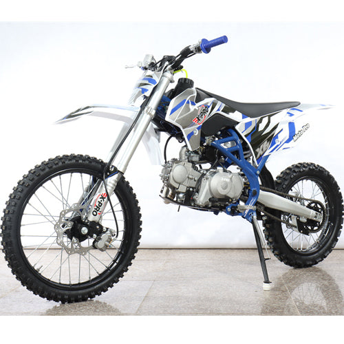 Free Shipping! X-PRO X6 125cc Dirt Bike with 4-Speed Manual Transmission, Electric/Kick Start, Big 19in/16in Tires! Perimeter Cradle Type Steel Frame!