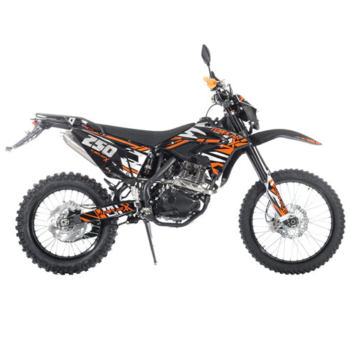 Free Shipping! TEMPLAR X 250cc Dirt Bike with All Lights and 6-Speed Manual Transmission,  Electric  Start! Big 21in/18in Wheels! Zongshen Brand Engine!