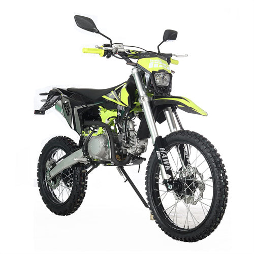 Free Shipping! X-PRO Hawk 125cc Dirt Bike with All Lights and 4-speed Manual Transmission! Electric/Kick Start, Big 19in/16in Tires! Zongshen Brand Engine!