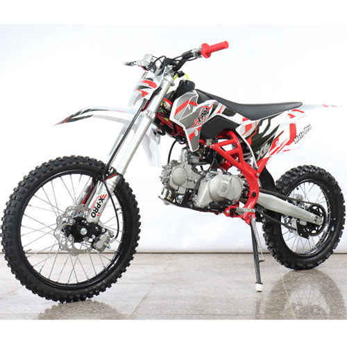 Free Shipping! X-PRO X6 125cc Dirt Bike with 4-Speed Manual Transmission, Electric/Kick Start, Big 19in/16in Tires! Perimeter Cradle Type Steel Frame!