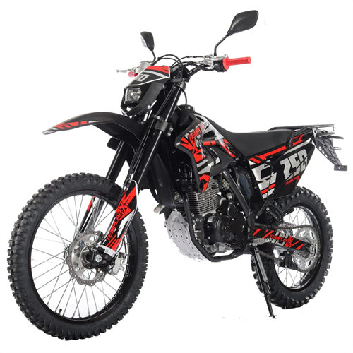 Free Shipping! TEMPLAR X 250cc Dirt Bike with All Lights and 6-Speed Manual Transmission,  Electric  Start! Big 21in/18in Wheels! Zongshen Brand Engine!