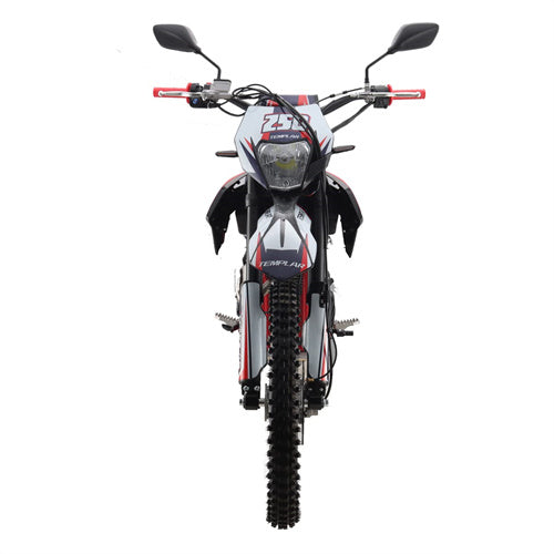 Free Shipping! X-PRO TEMPLAR 250cc Dirt Bike with All Lights and 5-Speed Manual Transmission,  Electric/Kick Start! Big 21in/18in Wheels! Zongshen Brand Engine!