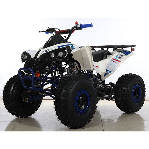 Free Shipping! X-PRO Storm 125cc ATV with Automatic Transmission w/Reverse, LED Headlights, Electric Start, Big 19in/18in Tires!