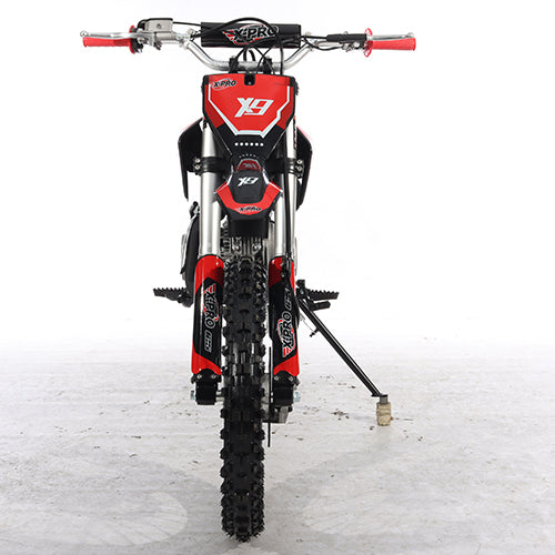 Free Shipping! X-PRO X9 125cc Dirt Bike with 4-Speed Manual Transmission, Kick Start, Big 17in/14in Tires! Zongshen Brand Engine!