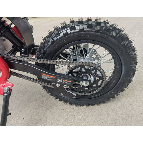 Free Shipping! X-PRO X27 125cc Dirt Bike with 4-Speed Semi-Automatic Transmission, Kick Start, Big 14in/12in Tires! Zongshen Brand Engine!