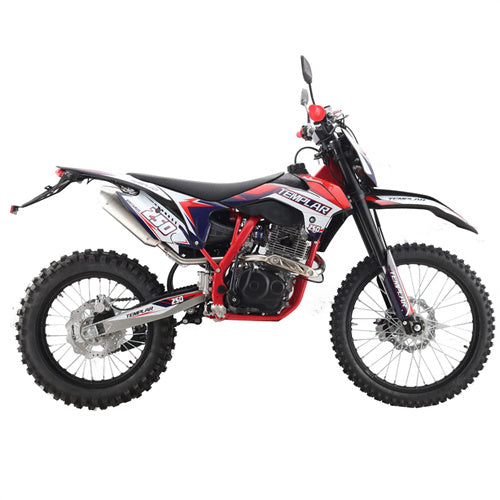 Free Shipping! X-PRO TEMPLAR 250cc Dirt Bike with All Lights and 5-Speed Manual Transmission,  Electric/Kick Start! Big 21in/18in Wheels! Zongshen Brand Engine!