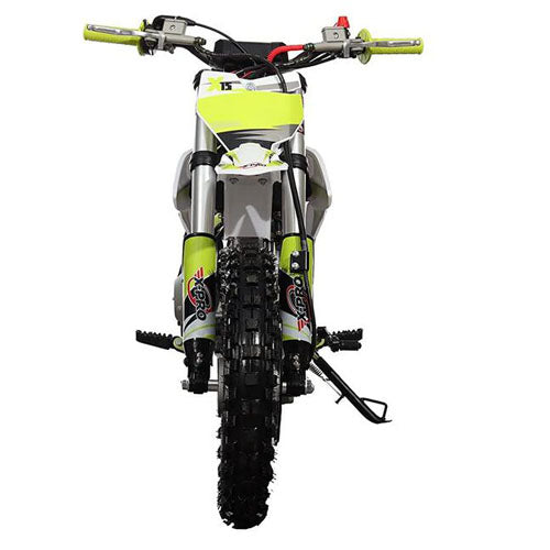 Free Shipping! X-PRO X15 110cc Dirt Bike with Semi-Automatic Transmission, Kick Start, Hydraulic Disc Brake! Chain Drive! 12in/10in Wheels!