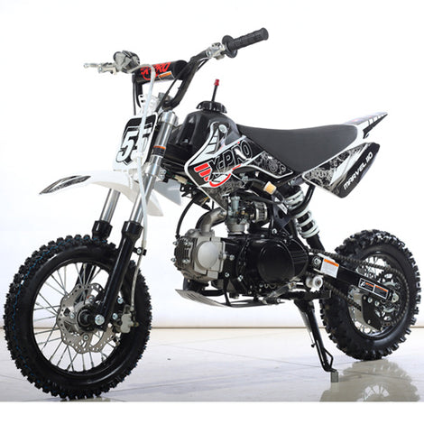 Free Shipping! X-PRO Marvel 110cc Dirt Bike with 4-Speed Manual Transmission, Kick Start, 12