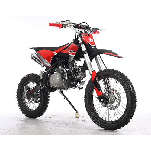 Free Shipping! X-PRO X9 125cc Dirt Bike with 4-Speed Manual Transmission, Kick Start, Big 17in/14in Tires! Zongshen Brand Engine!
