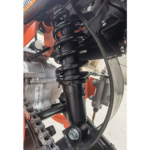 Free Shipping! X-PRO X27 125cc Dirt Bike with 4-Speed Semi-Automatic Transmission, Kick Start, Big 14in/12in Tires! Zongshen Brand Engine!